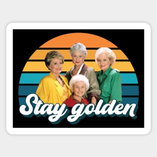 Stay Golden Sticker